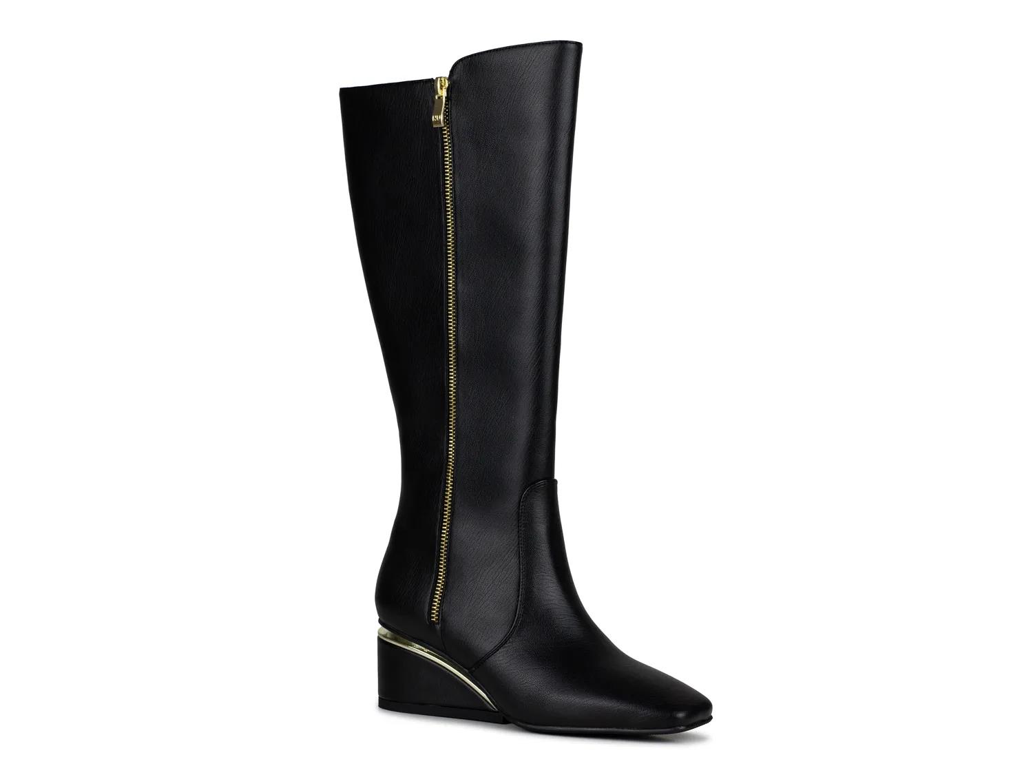Morgan Wide Calf Wedge Boot - image 2