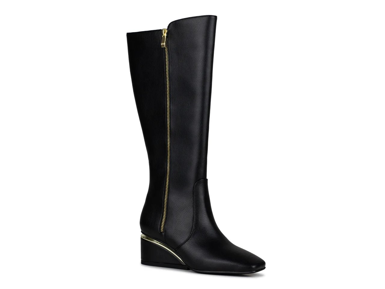 Morgan Wide Calf Wedge Boot