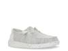 Wendy Stretch Sox Slip-On - Women's White/Grey view