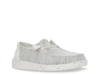 Wendy Stretch Sox Slip-On - Women's White/Grey view