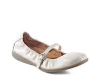 Korvino Mary Jane Flat Ivory view