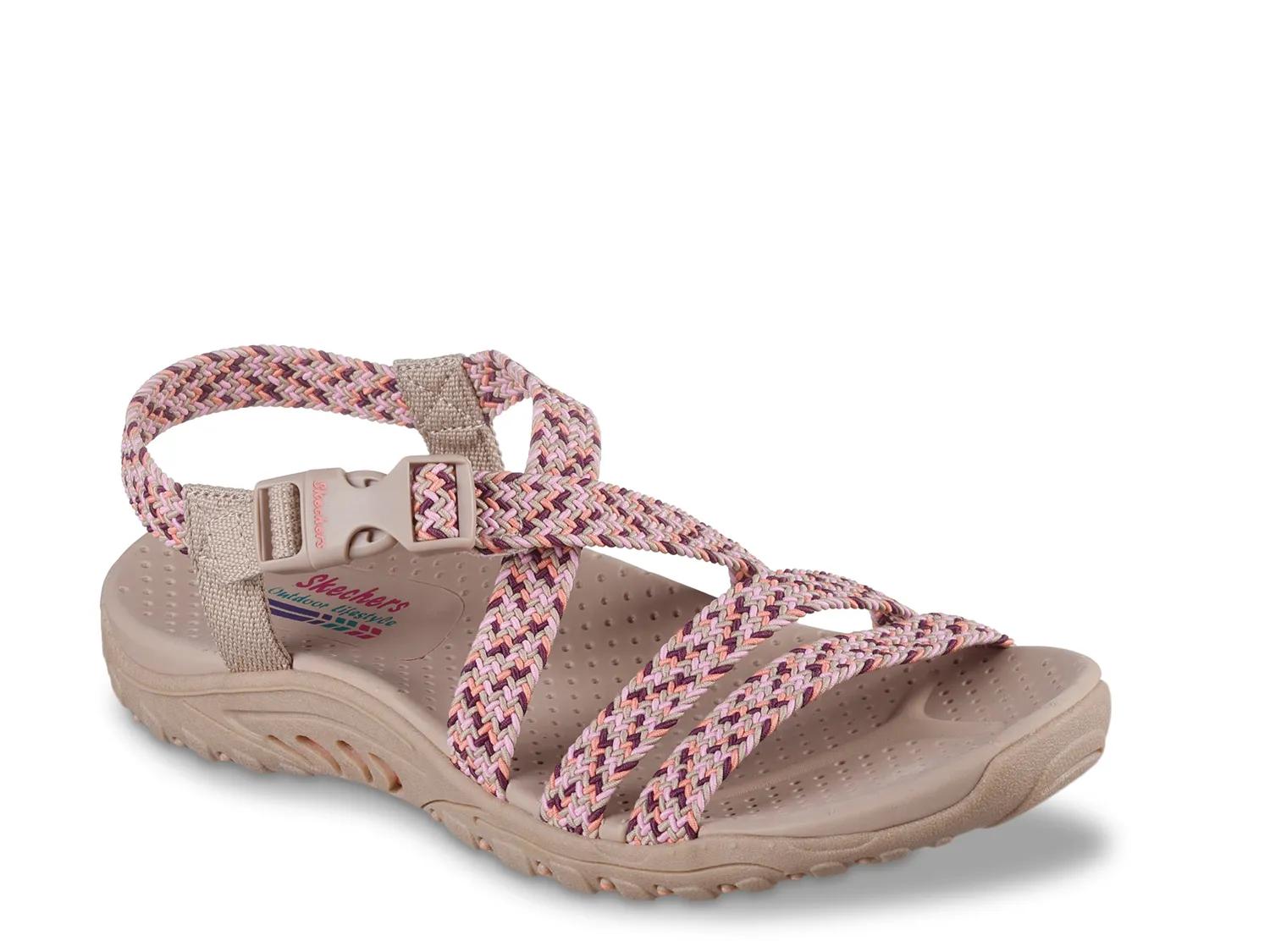 Skechers Reggae Adore You Sandal | Women's | Taupe | Size 7.5 | Sandals | Ankle Strap