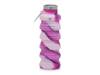Collapsible 17-Oz. Water Bottle Pink Tie Dye Print view