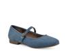 Boch Mary Jane Flat Denim Blue view