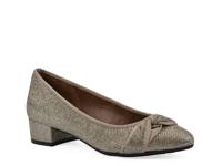 Bordeaux Pump Gold Glitter view