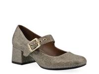 Lasso Mary Jane Pump Gold Glitter view