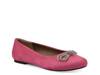 Sashmi Ballet Flat Pink Fabric view