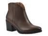 Tattle Bootie Dark Brown Leather view