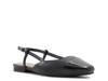 Teena Slingback Flat Black view