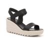 Cameron Wedge Sandal Black view