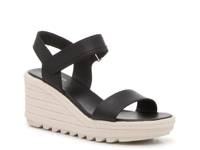 Cameron Wedge Sandal Black view