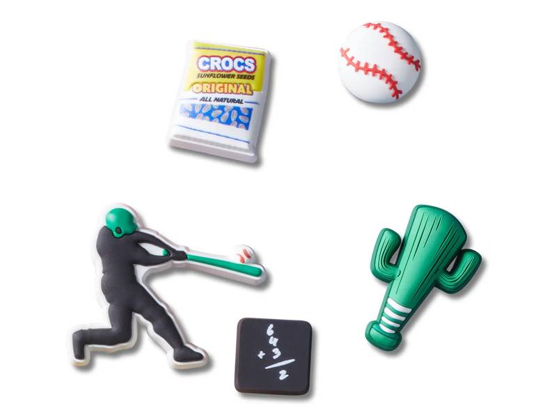 Baseball Team Jibbitz Set - 5 Pack