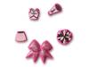 Cheerleading Jibbitz Set - 5 Pack Pink view