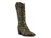 Cash Boot Black/Brown Leopard Print view