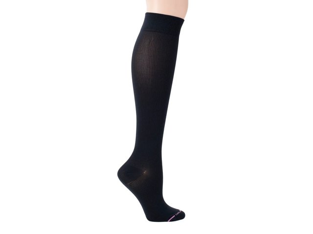 Solid Women's Wide Calf Knee High Socks