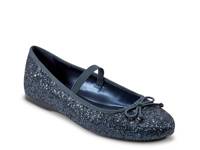 Phalon Ballet Flat Navy Glitter view
