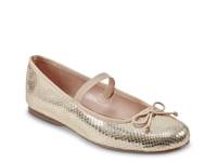 Phalon Ballet Flat Gold Metallic  Snake Print view