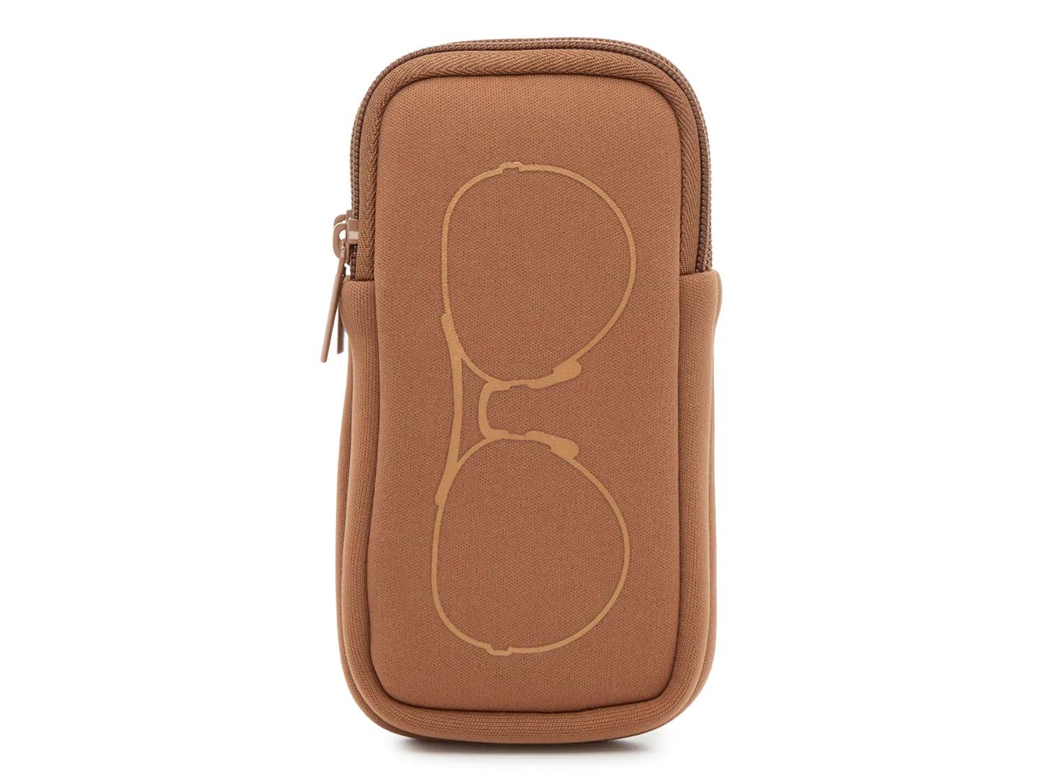 MYTAGALONGS Neoprene Sunglasses Case | Women's | Tan | Size One Size | Small Accessories