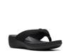 BreezeRae Erin Wedge Sandal Black view