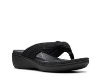 BreezeRae Erin Wedge Sandal Black view
