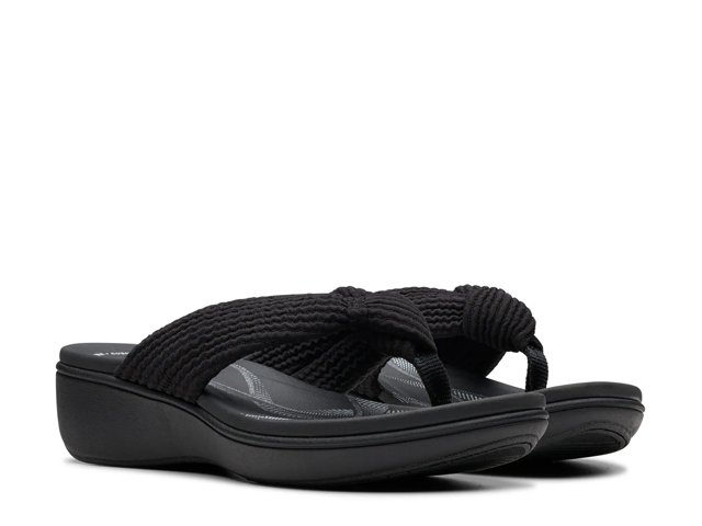 Clarks BreezeRae Erin Wedge Sandal - Free Shipping | DSW