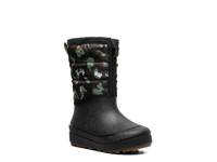 Snow Shell Zip Snow Boot - Kids' Black Camo Print view