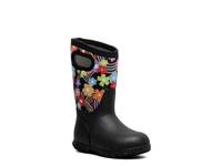 York Rain Boot - Kids' Black Rainbow Print view