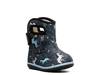 Baby Bogs II Rain Boot - Kids' Grey Horse Print view