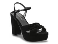 Deren Platform Sandal Black view