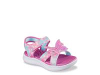 Jumpsters Butterfly Bright Sandal - Kids' Pink view