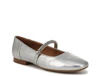 Kelly Mary Jane Flat Silver Metallic view