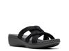 Breezerae Cam Wedge Sandal Black view