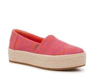 Valencia Espadrille Slip-On - Women's Red/Purple Geometric Print view