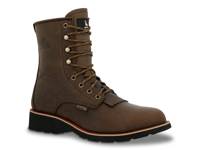 Monocrepe Steel Toe Western Work Boot - Men's Dark Brown view
