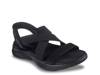Hands Free Slip-ins: GO Walk Flex Glimmer Up Sandal Black view