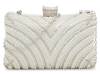 Ariel Clutch White/Silver Metallic view