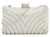 Ariel Clutch White/Silver Metallic view
