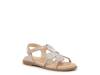 Bria Sandal - Kids' Silver view