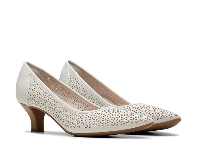 Clarks Emily 2 Cove Pump voor dames, Zwart leder, 39 EU