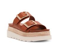 Mythical Espadrille Platform Sandal Dark Caramel view