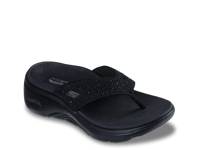 Go Walk Arch Fit 2.0 Claire Sandal Black view