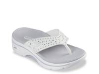 Go Walk Arch Fit 2.0 Claire Sandal White view