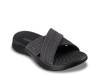 GO WALK Flex Impressed Sandal Black view