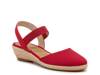 Esmo Espadrille Wedge Sandal Red view
