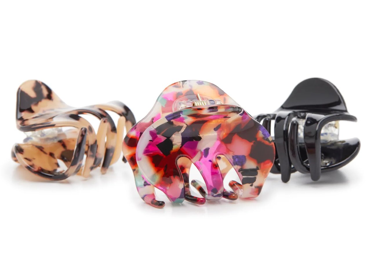 Assorted Mini Hair Clips - 3 Pack