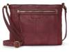 Ryla Leather Crossbody Bag Cabernet Red view