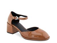 Alma Pump Camel Brown Patent view