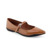 Diva Mary Jane Flat Brown view