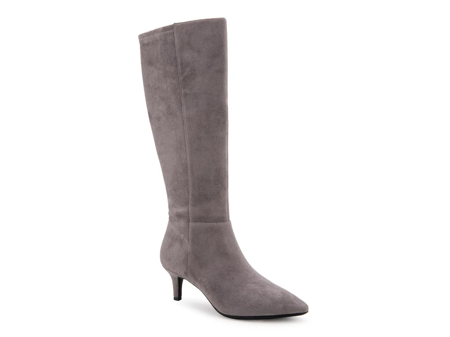 Aerosoles Wide Width Epic Boot | Women's | Light Grey | Size 10 | Boots | Kitten