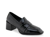 Arnett Loafer Pump Black Patent view